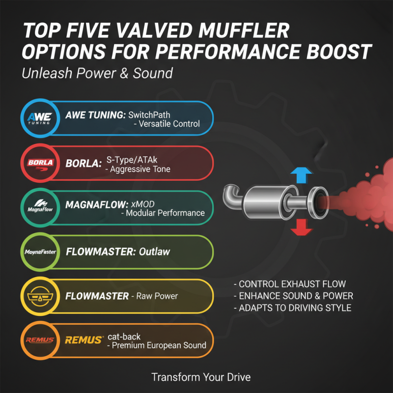 Top 5 Valved Muffler Options for Enhanced Performance and Sound Quality?