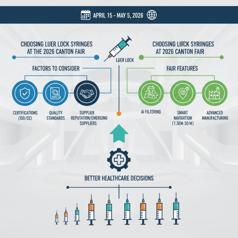 How to Choose Luer Lock Syringes at the 2026 Canton Fair?