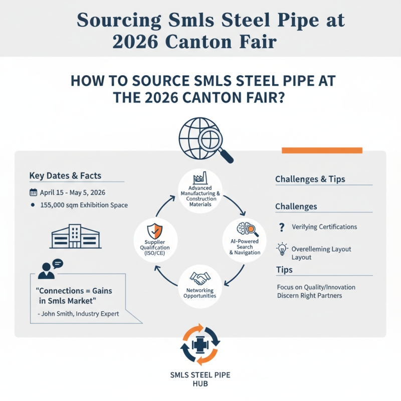 How to Source Smls Steel Pipe at the 2026 Canton Fair?