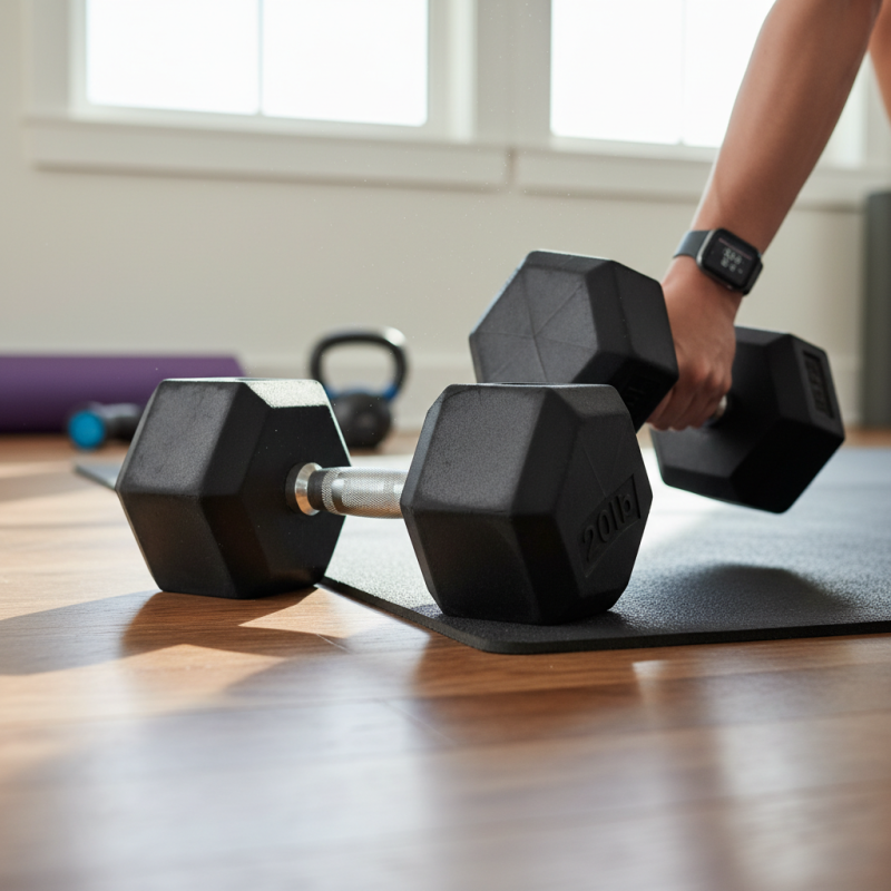 Top 10 Benefits of Using Rubber Coated Dumbbells for Your Workout Routine?