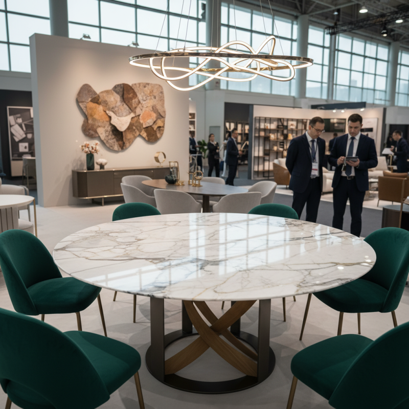 What is a Round Marble Dining Table at the 2026 Canton Fair?