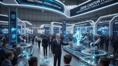 Top Directional Hydraulic Valve Trends at 2026 Canton Fair?