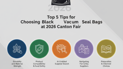 Top 5 Tips for Choosing Black Vacuum Seal Bags at 2026 Canton Fair?