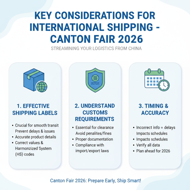How to Use Shipping Labels for the 2026 Canton Fair?