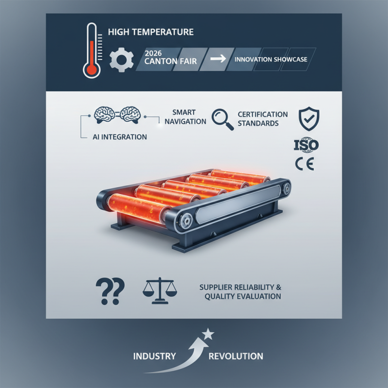 High Temperature Conveyor Rollers Trends at 2026 Canton Fair?