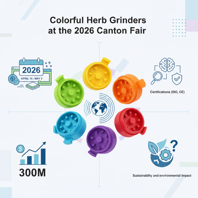 China Top Colorful Herb Grinders at the 2026 Canton Fair?
