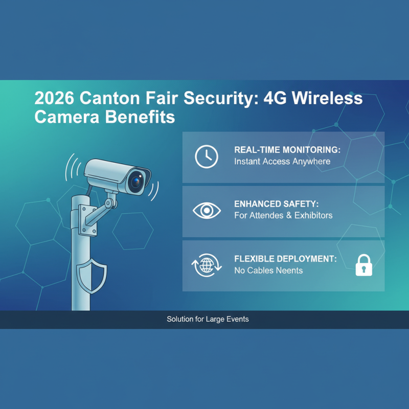 Why Choose 4G Wireless Cameras for 2026 Canton Fair?