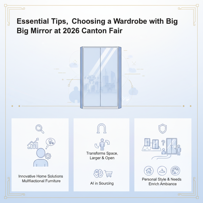 Essential Tips for Choosing a Wardrobe with Big Mirror at 2026 Canton Fair?