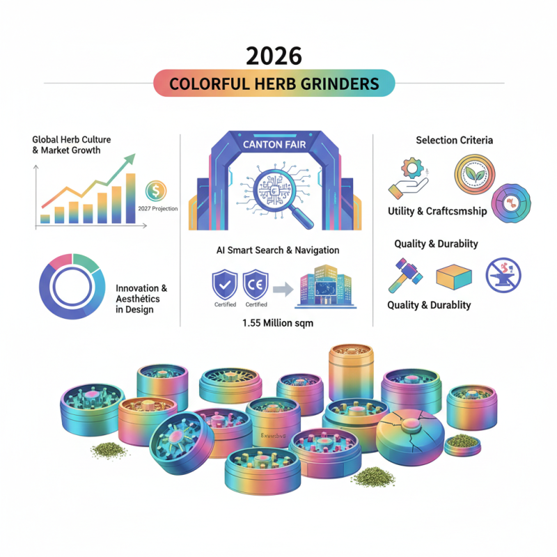 How to Choose Colorful Herb Grinders at 2026 Canton Fair?