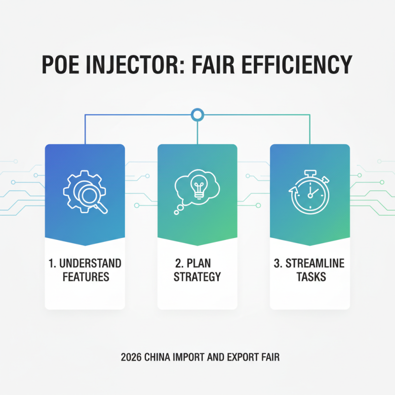 How to Use Poe Injector at 2026 China Import Export Fair?