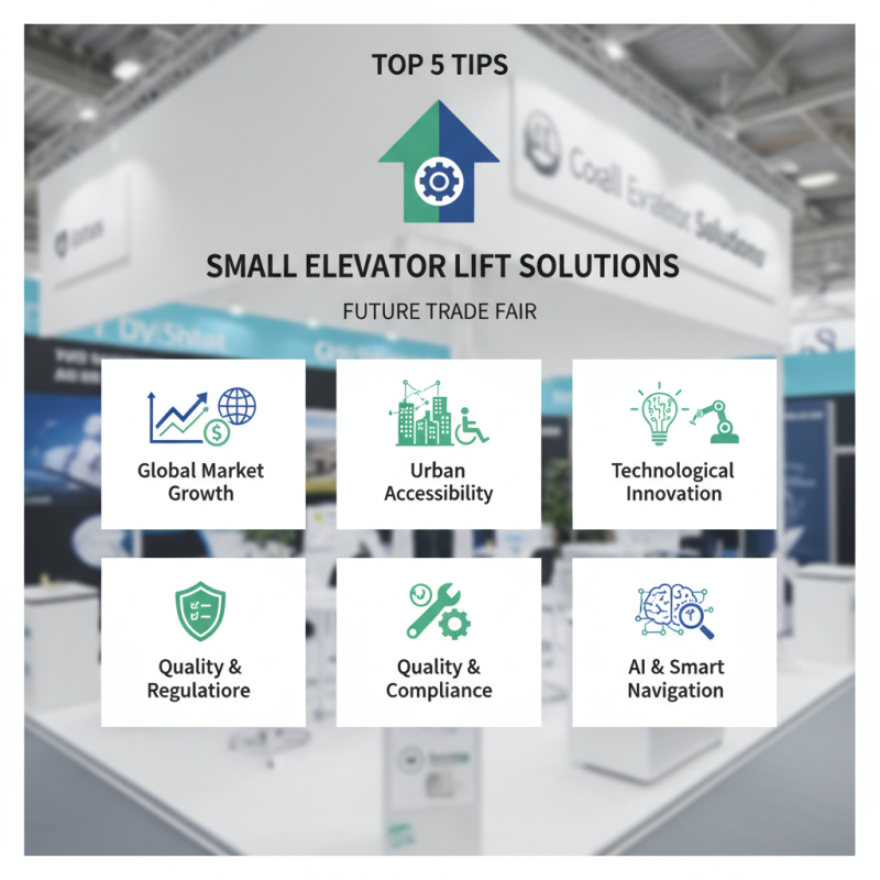 Top 5 Tips for Small Elevator Lift Solutions at 2026 Canton Fair?