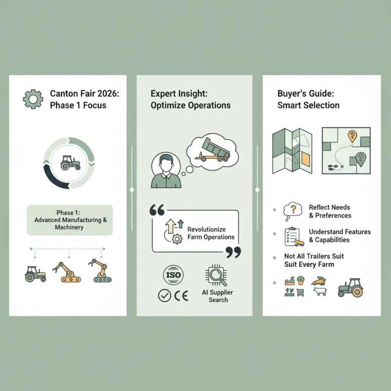 How to Choose the Best Agricultural Tipper Trailer at Canton Fair 2026?
