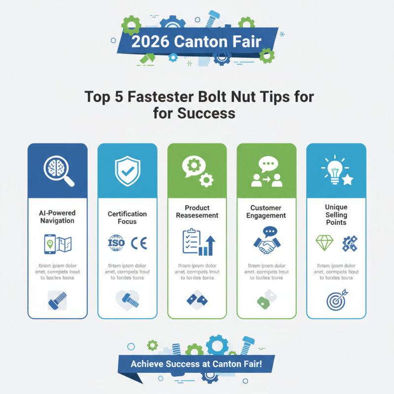 Top 5 Fastener Bolt Nut Tips for 2026 Canton Fair Success?