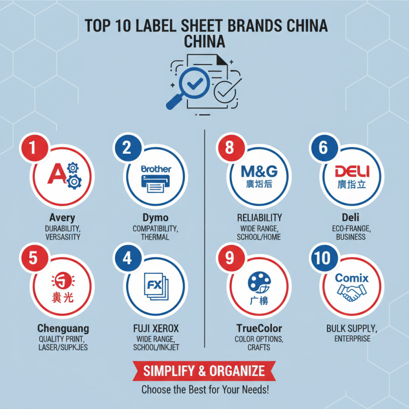 China Top 10 Label Sheets for Your Organization Needs?