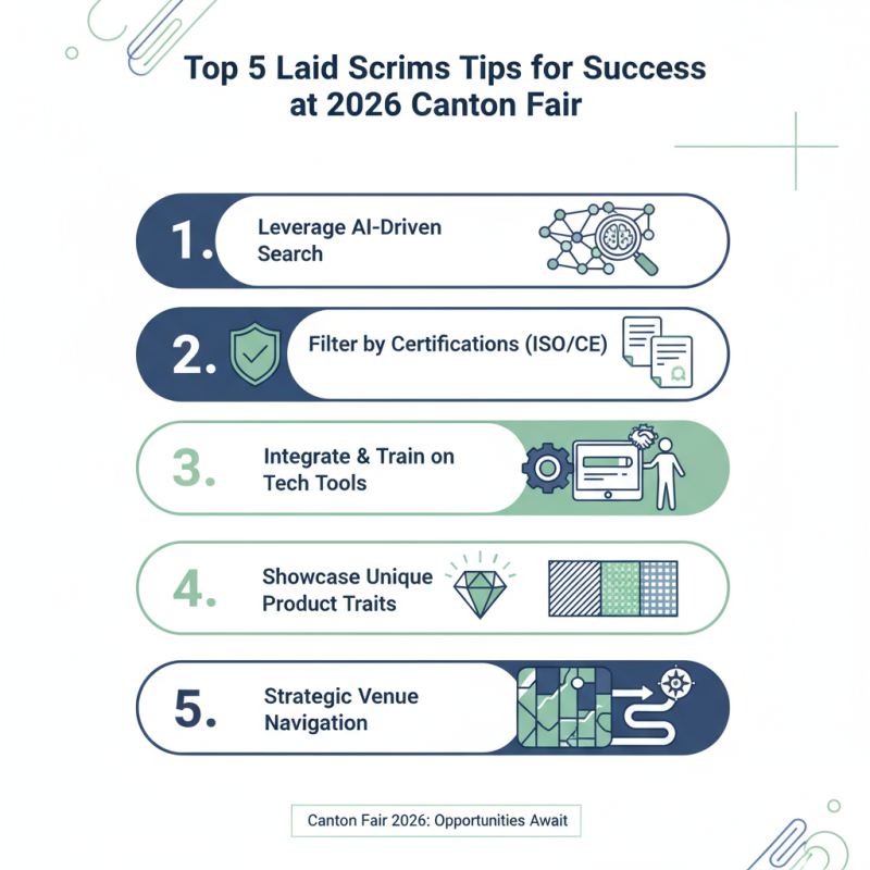 Top 5 Laid Scrims Tips for Success at 2026 Canton Fair?