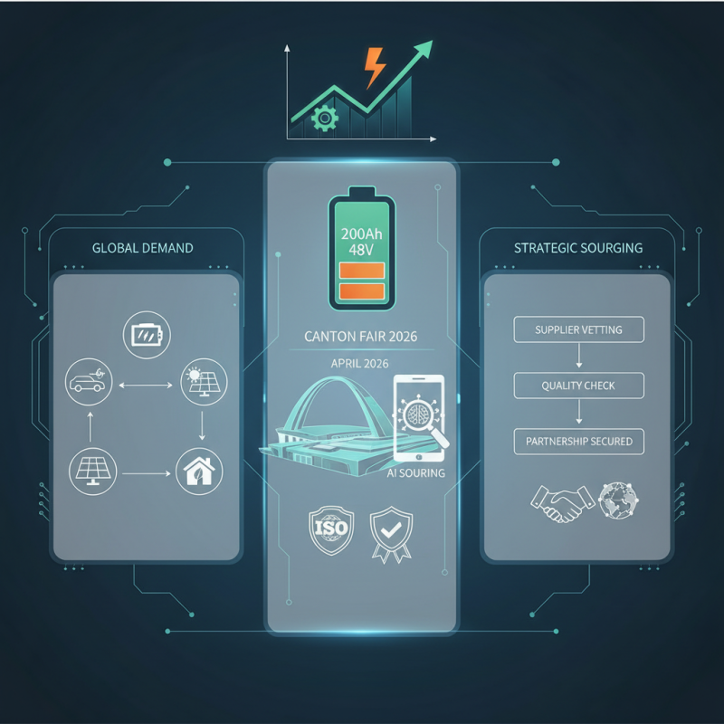 How to Source Lithium Battery 200ah 48v at Canton Fair 2026?