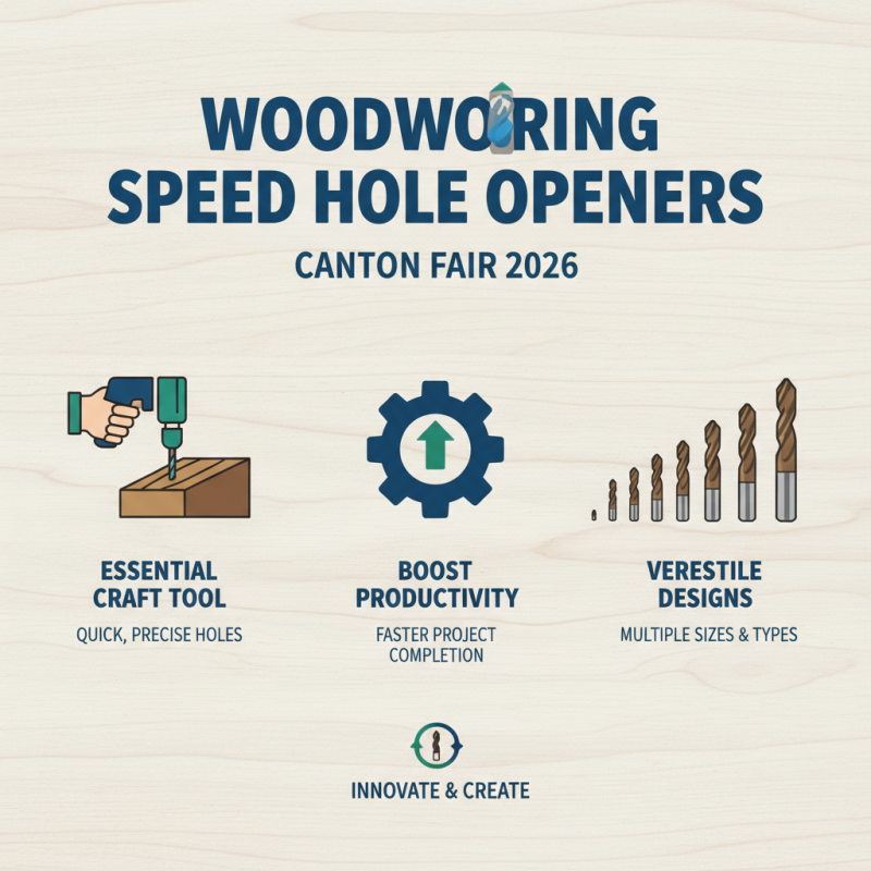 Top 5 Woodworking Speed Hole Openers at Canton Fair 2026?