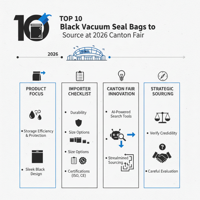 Top 10 Black Vacuum Seal Bags to Source at 2026 Canton Fair?
