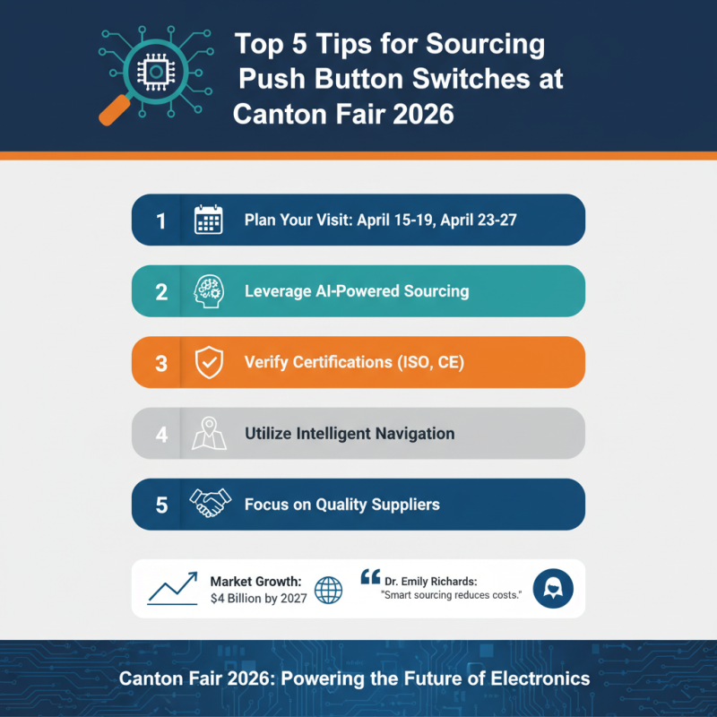 Top 5 Tips for Sourcing Push Button Switches at Canton Fair 2026