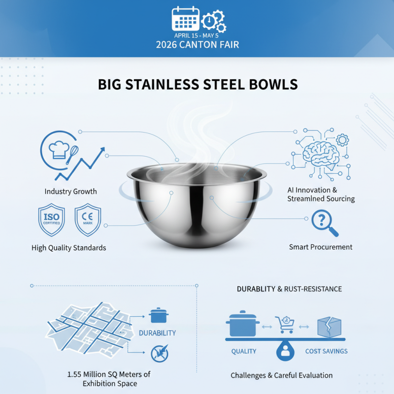 Discover the Best Big Stainless Steel Bowls at 2026 Canton Fair?