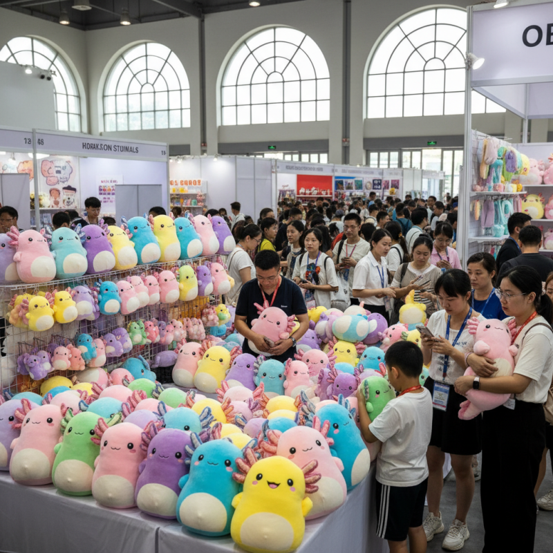 Axolotl Stuffed Animal Trends at 2026 Canton Fair?