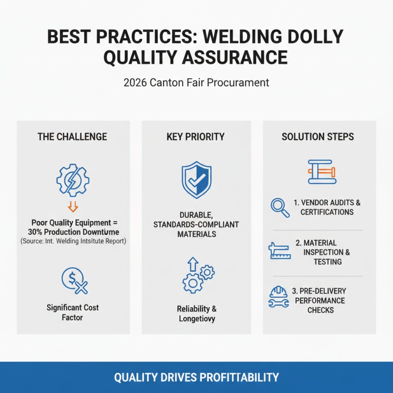 How to Track Welding Dolly for 2026 Canton Fair采购?