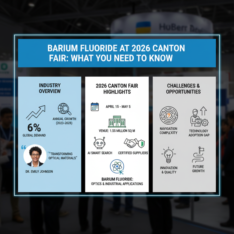 Barium Fluoride at 2026 Canton Fair What You Need to Know?