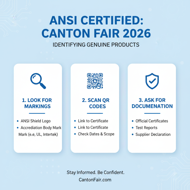 Ansi Safety Standards Tips for Buyers at 2026 Canton Fair?