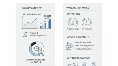 Top Tips for Choosing Microwave Coaxial Switches at Canton Fair 2026?