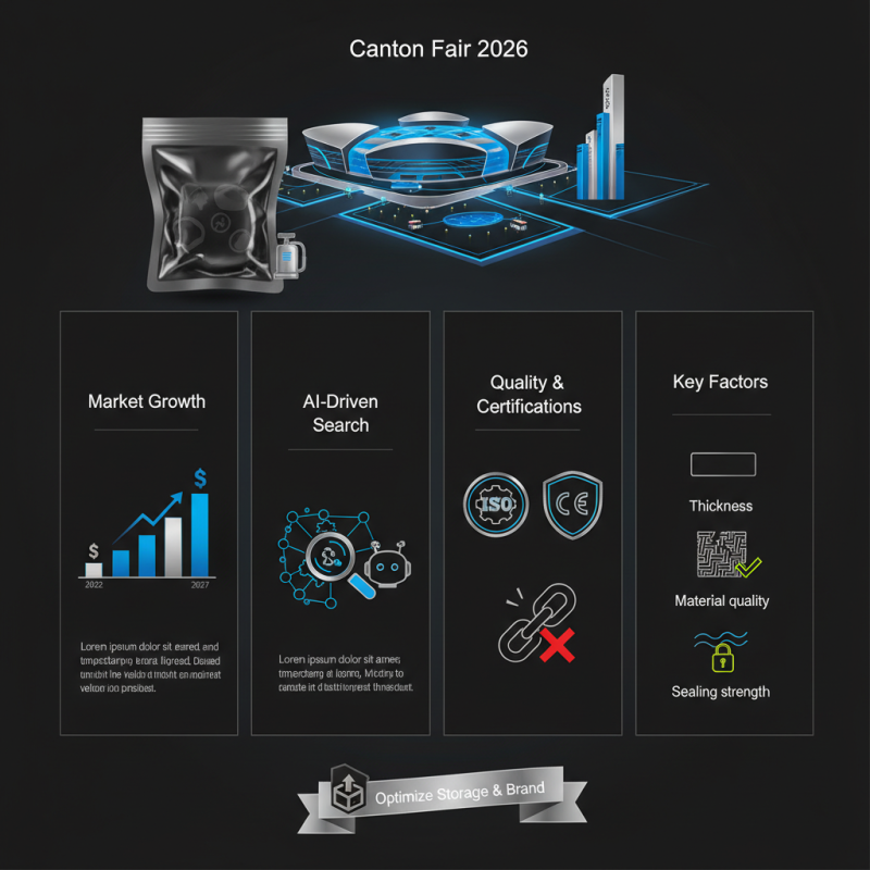 How to Choose the Best Black Vacuum Seal Bags at Canton Fair 2026?