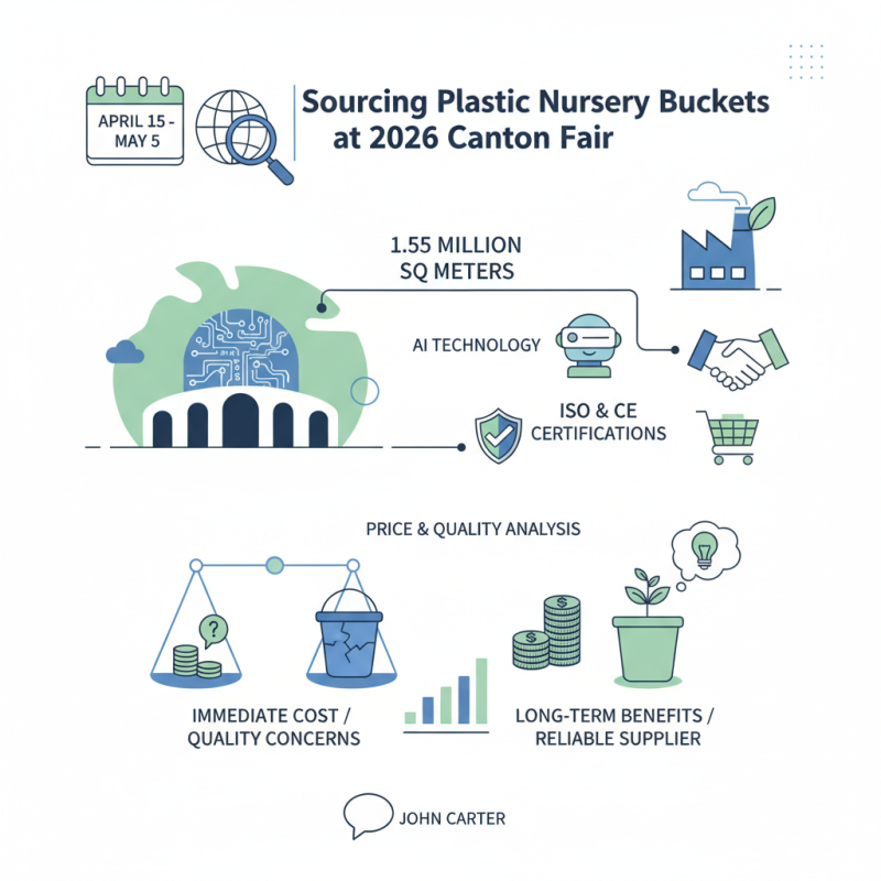How to Source Plastic Nursery Buckets at 2026 Canton Fair?