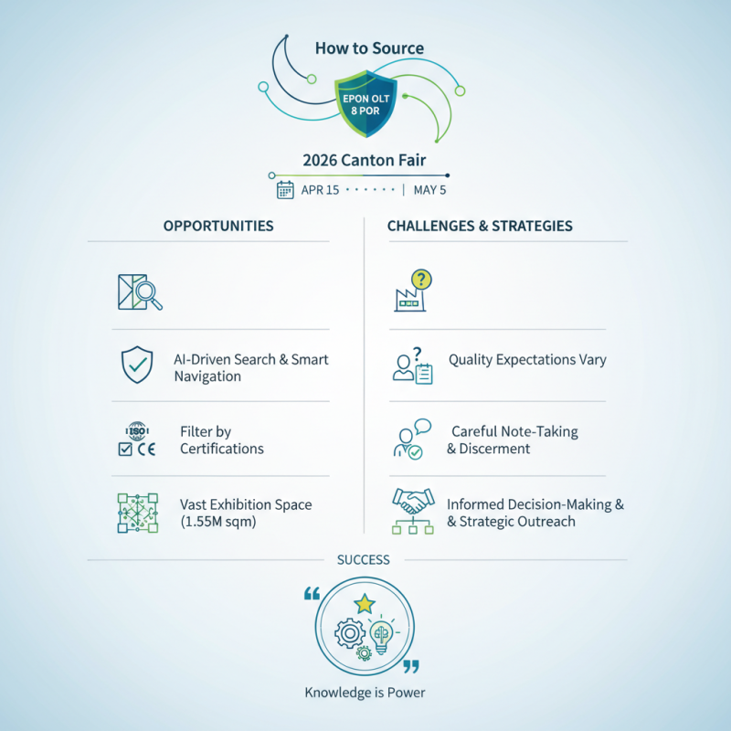How to Source Epon Olt 8 Por at 2026 Canton Fair?