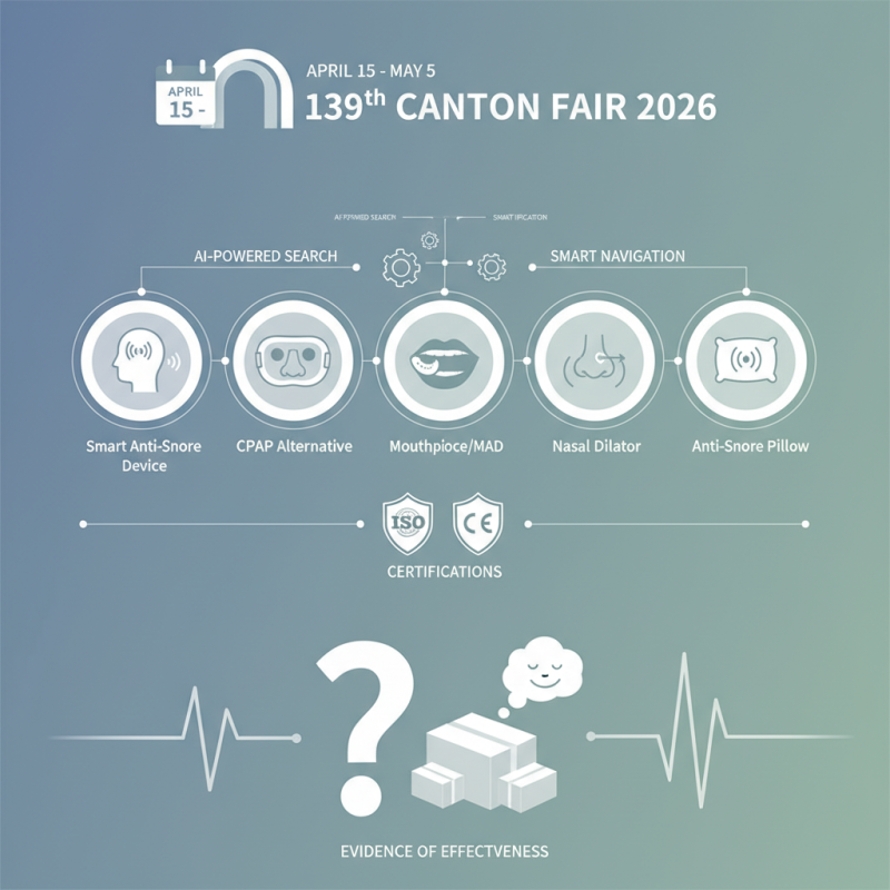 Top 5 Anti Snoring Solutions at the 139th Canton Fair 2026?