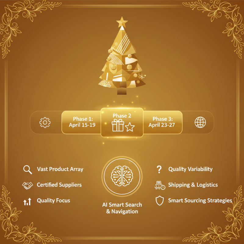 How to Source Gold Christmas Products at 2026 Canton Fair?