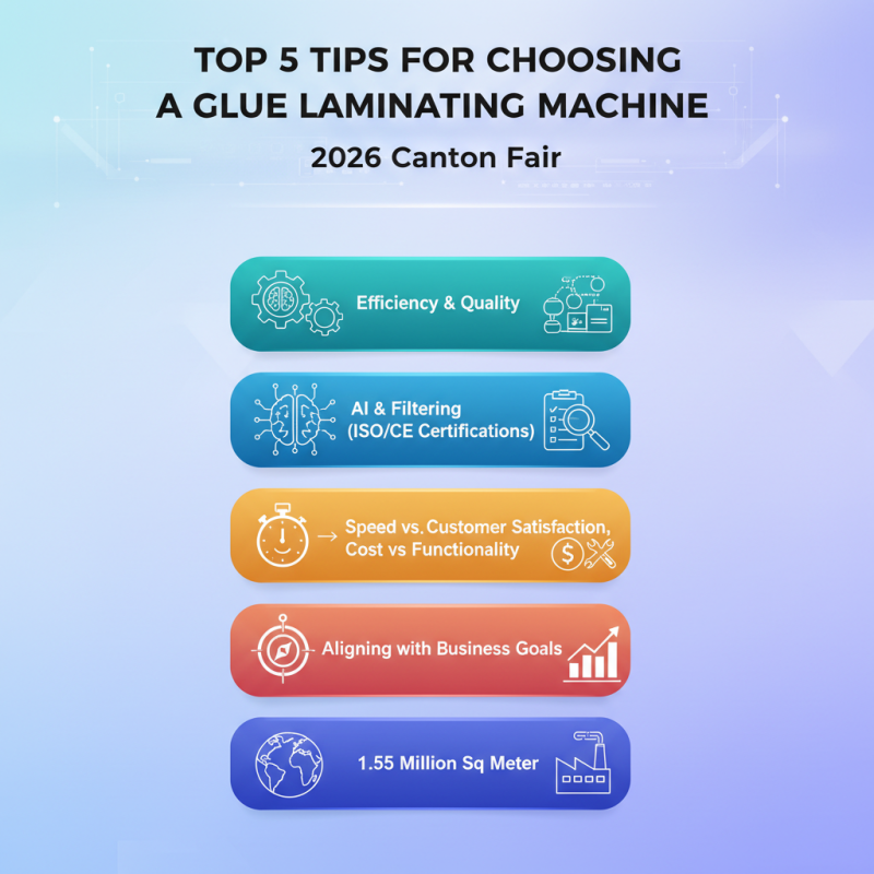 Top 5 Tips for Choosing a Glue Laminating Machine at 2026 Canton Fair?