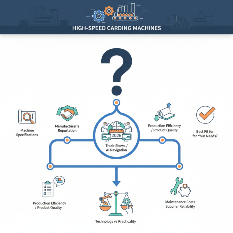 How to Choose the Best High Speed Carding Machine for Your Needs?