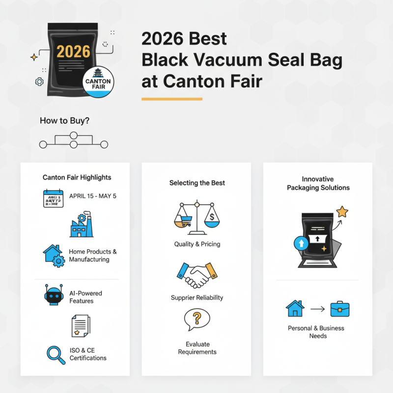 2026 Best Black Vacuum Seal Bag at Canton Fair How to Buy?
