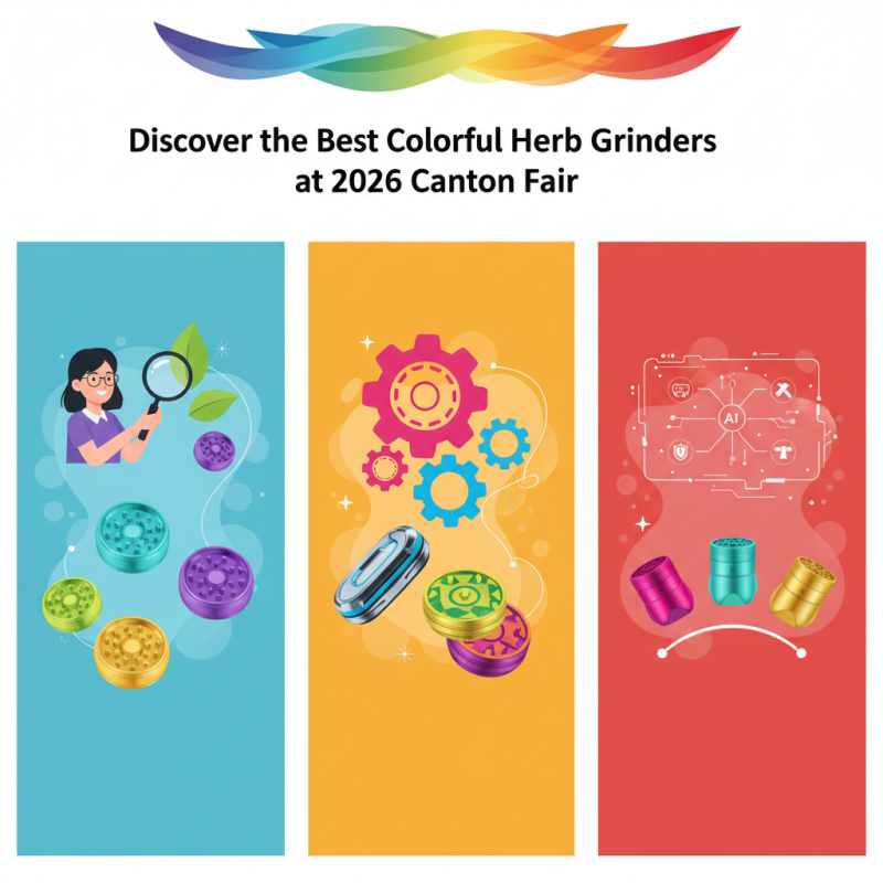 Discover the Best Colorful Herb Grinders at 2026 Canton Fair?