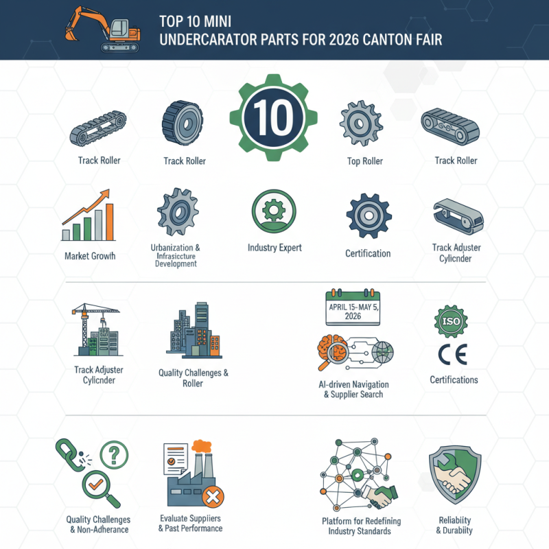 Top 10 Mini Excavator Undercarriage Parts for 2026 Canton Fair?