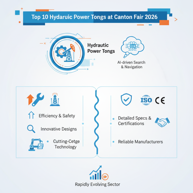 Top 10 Hydraulic Power Tongs at Canton Fair 2026 What to Expect?