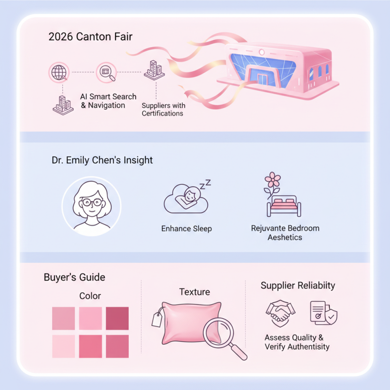 How to Buy Pink Silk Pillow Covers at 2026 Canton Fair?