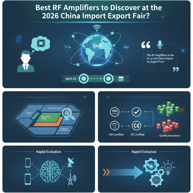 Best Rf Amplifiers to Discover at the 2026 China Import Export Fair?