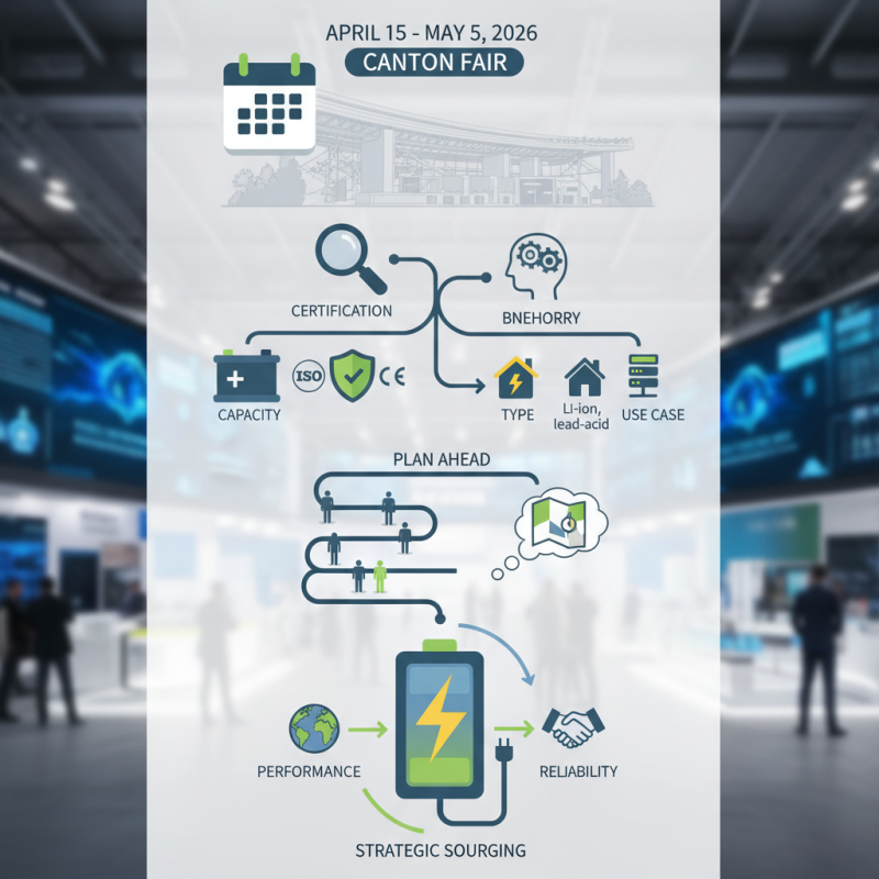 How to Choose the Right Backup Battery at the 2026 Canton Fair?
