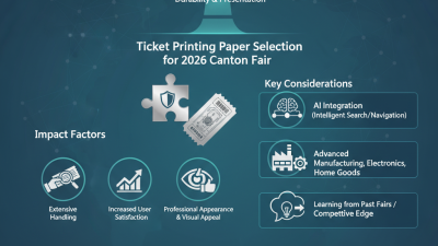 How to Choose Ticket Printing Paper for 2026 Canton Fair?
