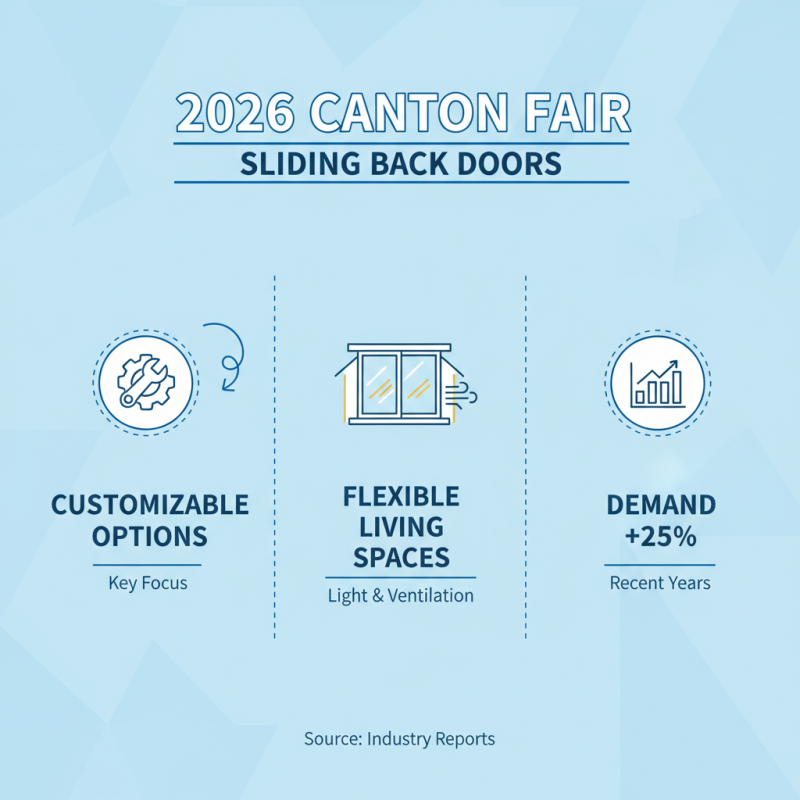 Best Sliding Back Door Features at 2026 Canton Fair?