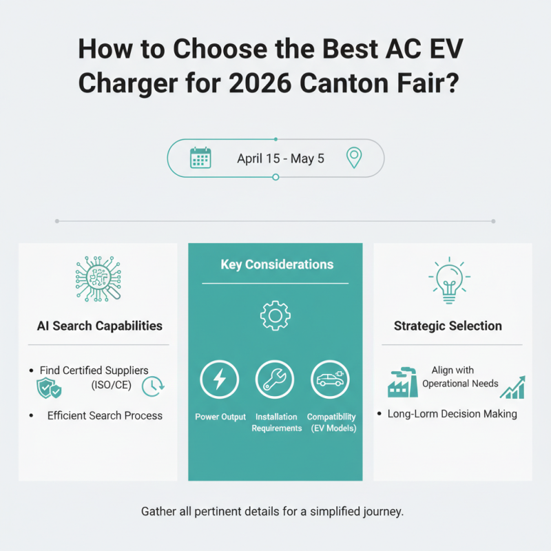 How to Choose the Best AC EV Charger for 2026 Canton Fair?