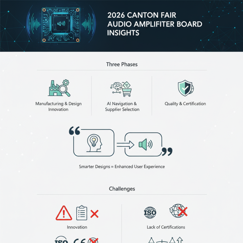 Top Amplifier Audio Boards at 2026 Canton Fair Insights?