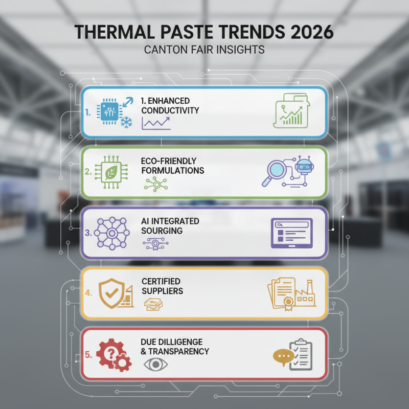 Top 5 Thermal Paste Trends for 2026 Canton Fair Insights?