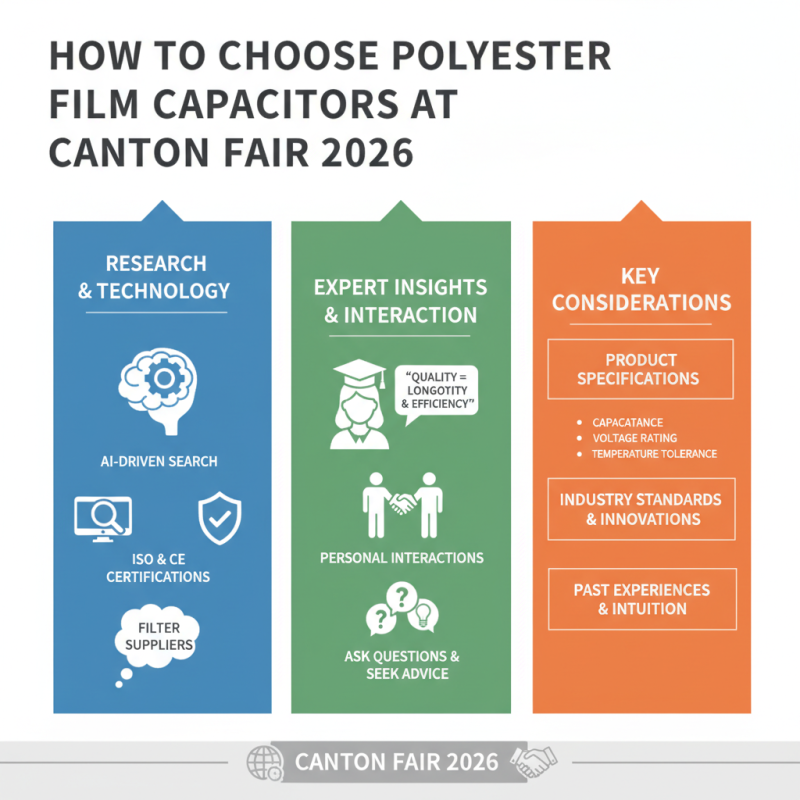How to Choose Polyester Film Capacitors at Canton Fair 2026?