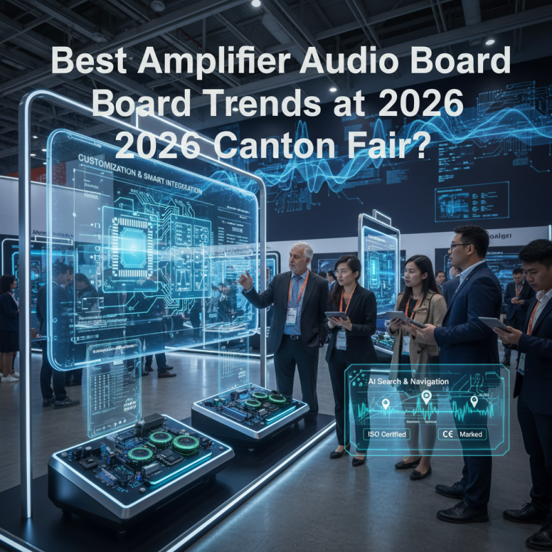 Best Amplifier Audio Board Trends at 2026 Canton Fair?